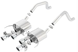 BORLA 11903 Axle-Back System for 2015-2019 Chevrolet Corvette Z06 (C7) 6.2L V8 Auto./ Man. Trans./ 2017-2019 Corvette Grand Sport (C7) 6.2L V8 Man. Trans. ONLY RWD WITHOUT AFM Valves With NPP Valves.