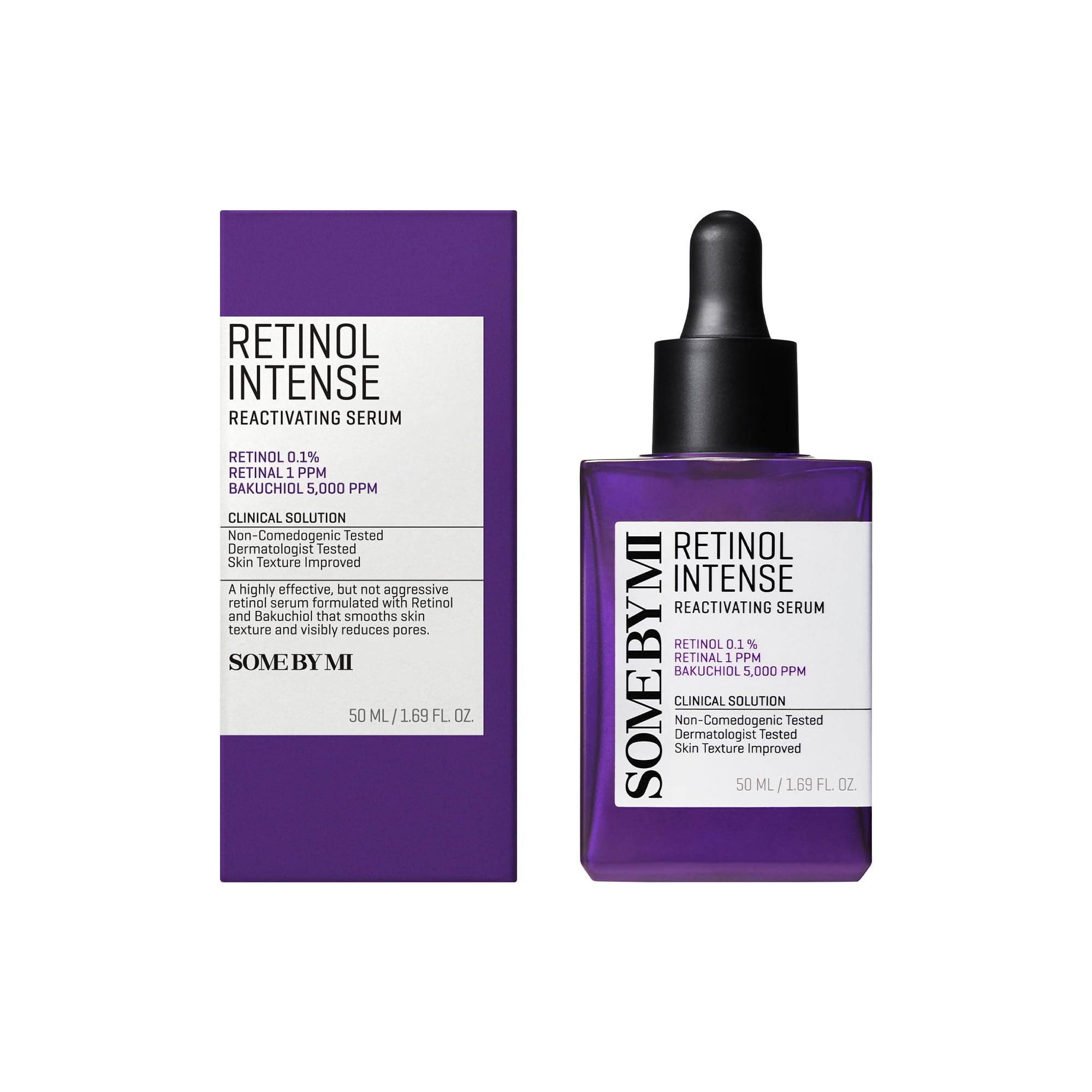 SOME BY MI Retinol Intense Reactivating Serum – 50ml – Bakuchiol-Retinol-Serum für straffere Haut – Verfeinert Poren & verbessert Hautstruktur – Koreanische Hautpflege 9