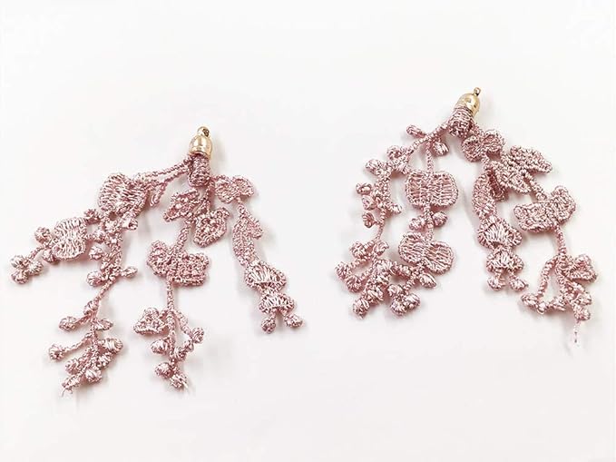 Amazon ファイニエ フラワータッセル タッセルパーツ 10個 ぶらぶら花びらゆらゆら調 ライトパープル 全長長ーい タッセルパーツ 花 チャームパーツ アクセサリーパーツ Ap1462 チャーム アクセサリートップ 通販