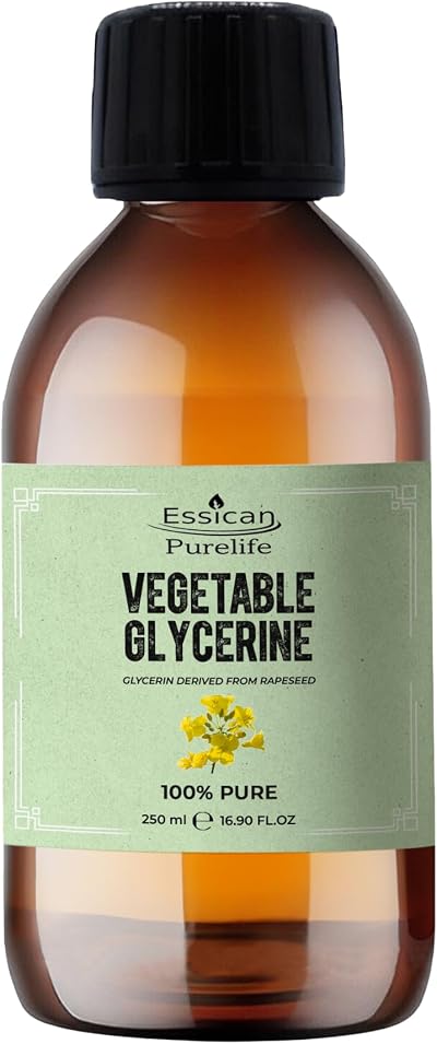 Essican Purelife Liquid Glycerin 250ml USP Grade Veg For Skin Hair Cleaning