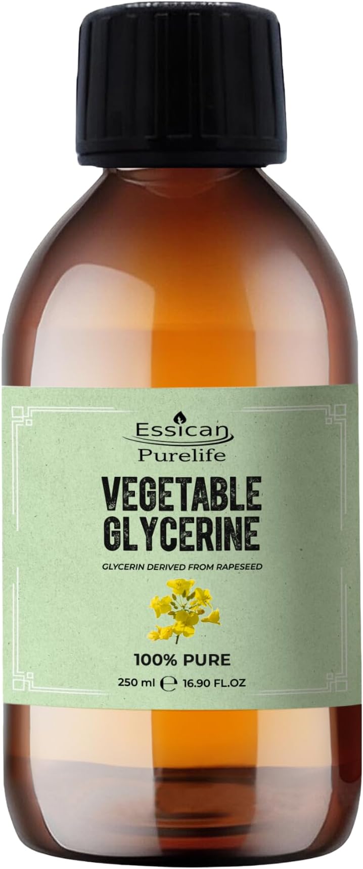 Essican Purelife Liquid Glycerin 250ml USP Grade Veg For Skin Hair Cleaning