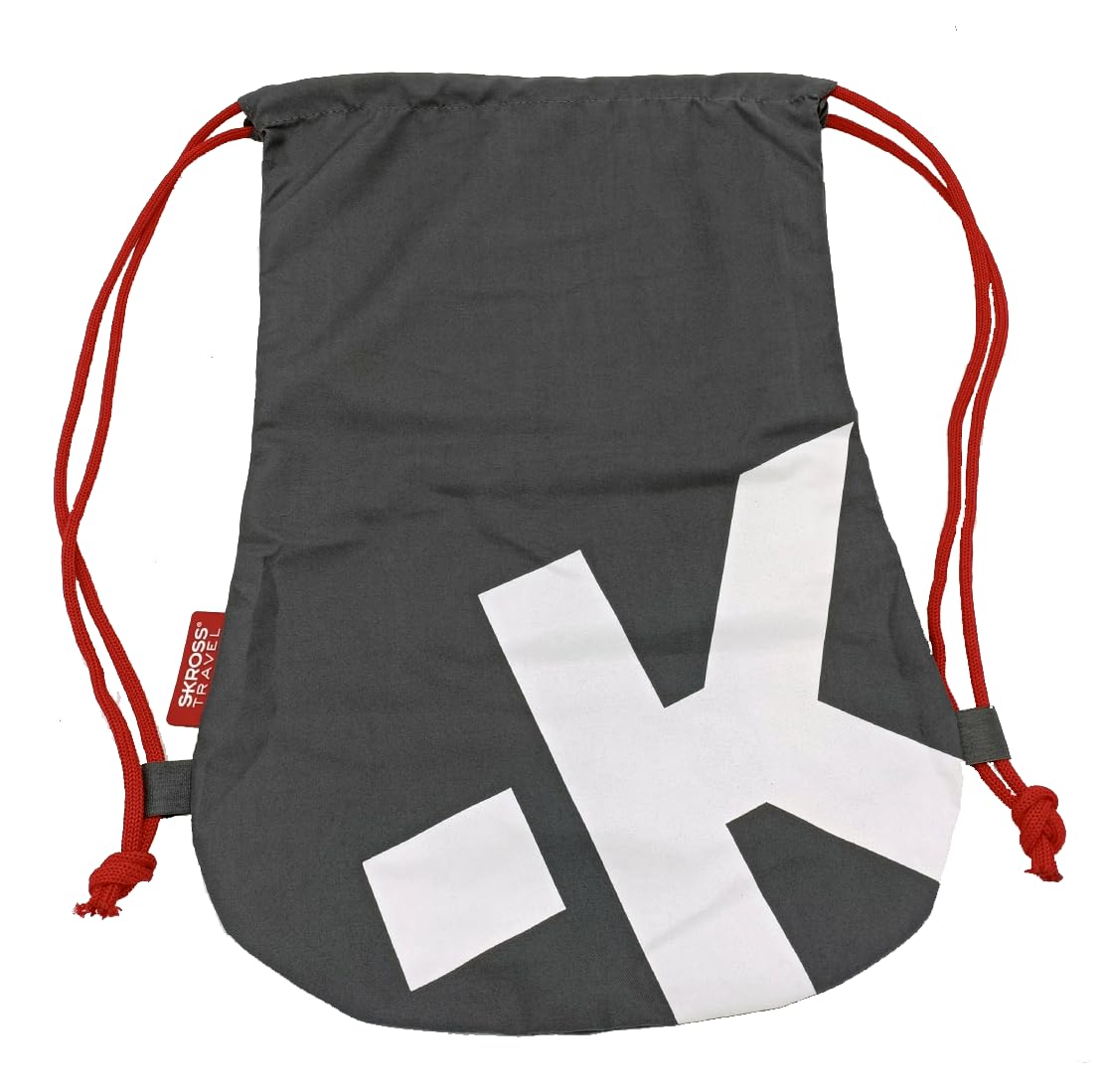 SKROSS Travel Bag Foldable Lightweight Backpack, Compact Storage Bag for Travel Accessories & Travel Pillow, Portable Microfibre Daypack, Dark Grey