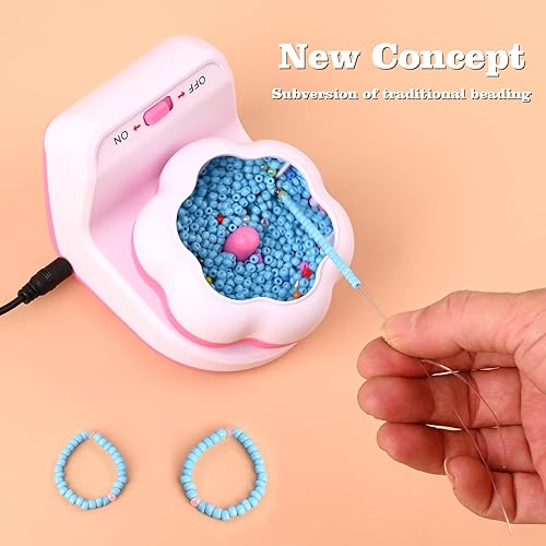 BokingOne Automatic Clay Beads Bowl, Electric Bead Spinner for