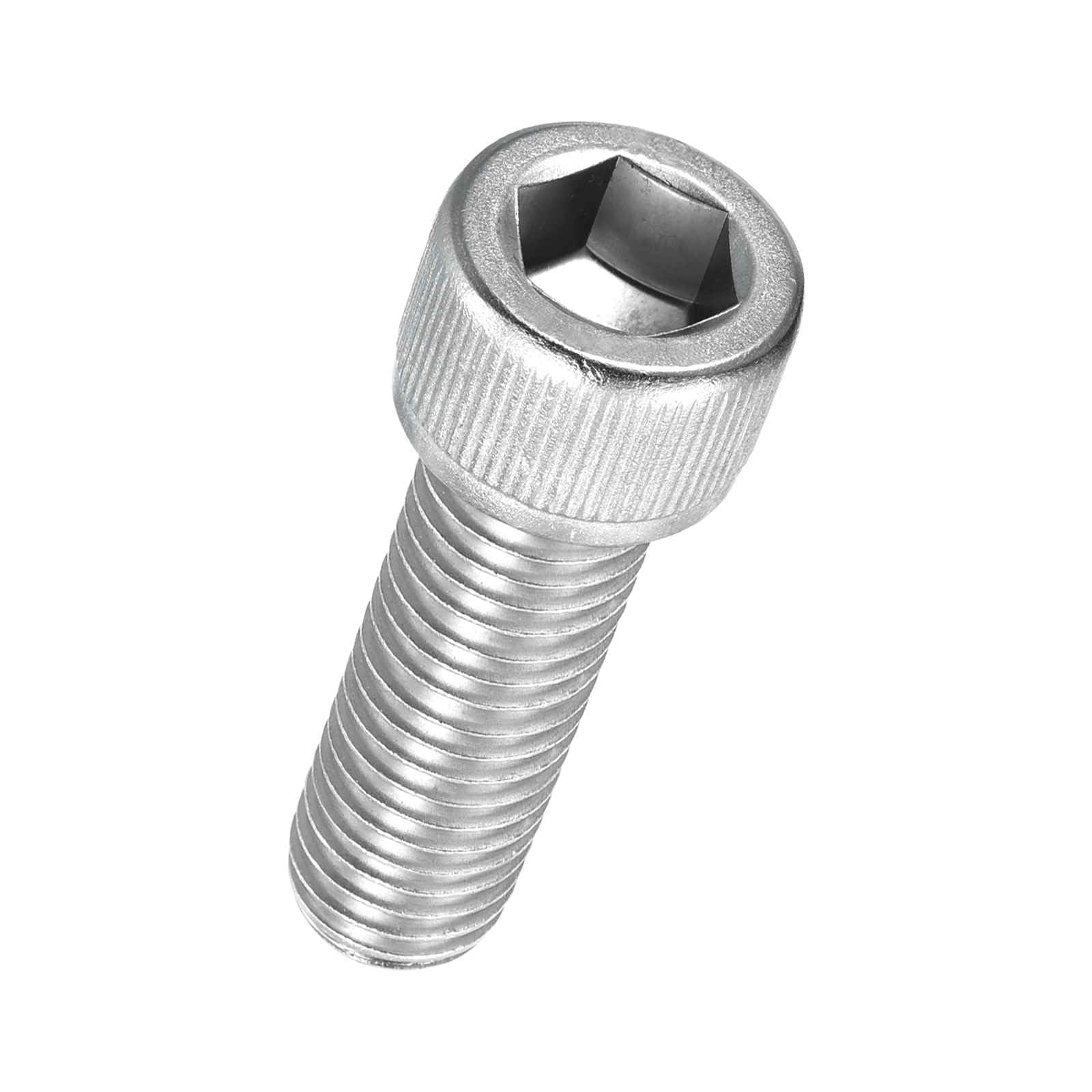 Kozelo 6pcs Socket Head Cap Screws - [M12-1.75 x 40mm] 304 Stainless Steel Allen Socket Drive for Electrical Motor 3D Printing Fan Engine Replacement Use, Silver — image 1