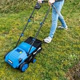 Hyundai 1500W Lawn Scarifier Aerator 32cm Working Width Foldable Handles view 3
