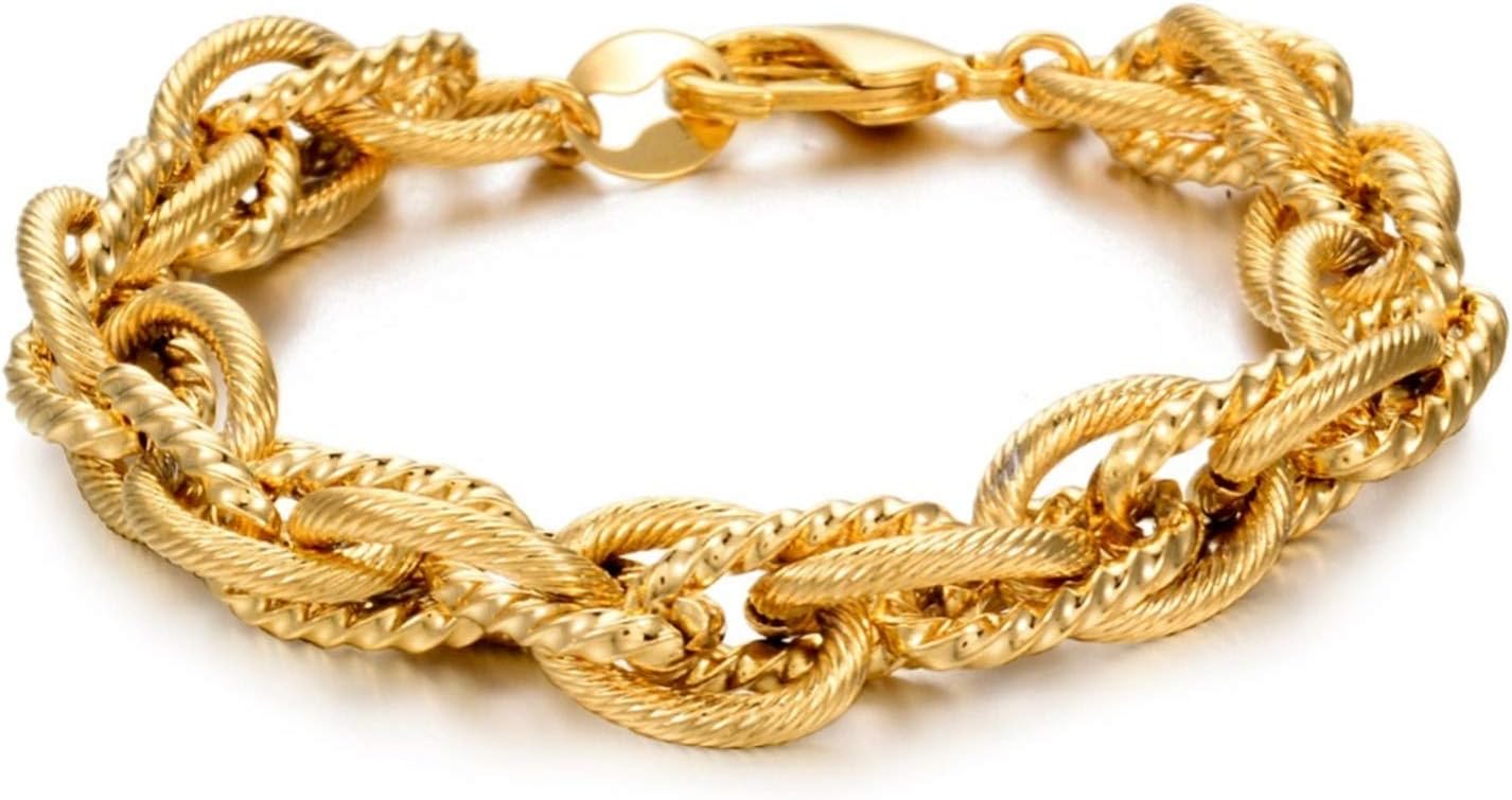 1PCS Classic Men Women Chain Bracelets Jewelry Gold Bracelets Islamic Arabia Middle East African Gifts B48