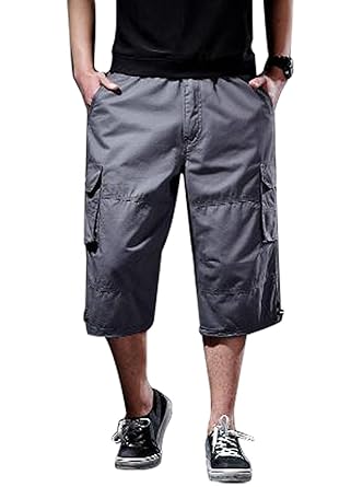 Amazon Gudeke ワイドパンツ メンズ パンツ 七分丈 迷彩柄 ズボン