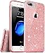 TOZO for iPhone 7 Plus Case iPhone 8 Plus Case Shiny Bling Crystal Sparkle Premium 3 Layer Hybrid PC+TPU TPU Soft Grip – Pink