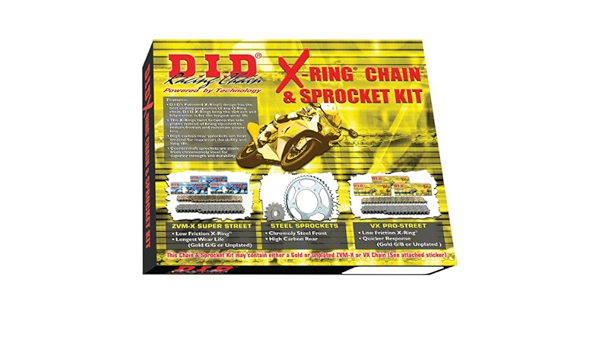 D.I.D X-RING cadena y piñón KIT dks-013g: Amazon.es: Coche y moto
