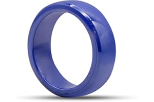 COLMO Model 3 Smart Ring Accessory for Tesla Model 3 Key Card Key Fob Replacement Ceramic RFID Smart Ring US 10Support Customization Fast Priority Delivery Worldwide (7mm US 10Blue)