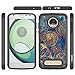 Moto Z2 Play Case, LEEGU [Shock Absorption] Dual Layer Heavy Duty Protective Silicone Plastic Cover Case for Motorola Moto Z2 Play 2nd Generation - Gear Wheel
