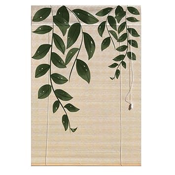 Amazon Com Bamboo Curtain Xiaojiejie Large Roller Blind Portable