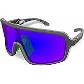 QUVI Polarized Sunglasses for Men Women Youth, UV Protection Sports Sunglasses for Hiking Cycling Running Golf Fishing