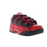 Osiris Men's D3 2001 Skate Shoe, Red/Black/Red, 10.5