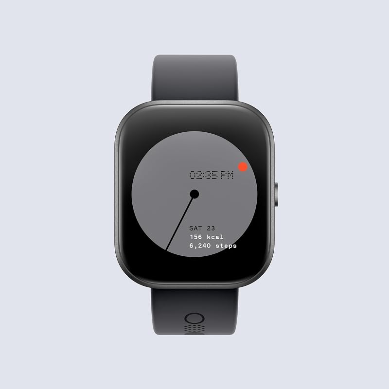 Watch Pro Smartwatch with 1.96 AMOLED display, Fitness Tracker, Built-in multi-system GPS, Bluetooth calling with AI noise reduction and up to 13 days of usage - Dark Grey