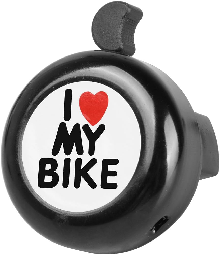 Bike Bells - ' I Like My Bike' Cycle Bell - Loud and Clear Cycle Bells and Horns - 7 Colours Mini Aluminum Bike Accessories for MTB BXM Bike, Mountain Bike, Road Bike, City Bike etc