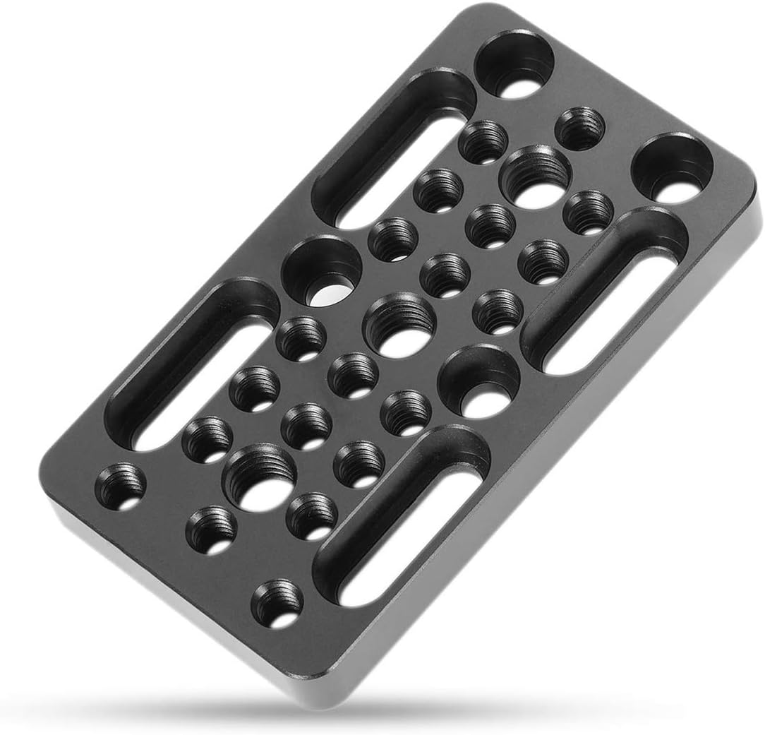 SMALLRIG Switching Plate Camera Easy Plate for Railblocks, Dovetails and Short Rods - Longer Version - 1598