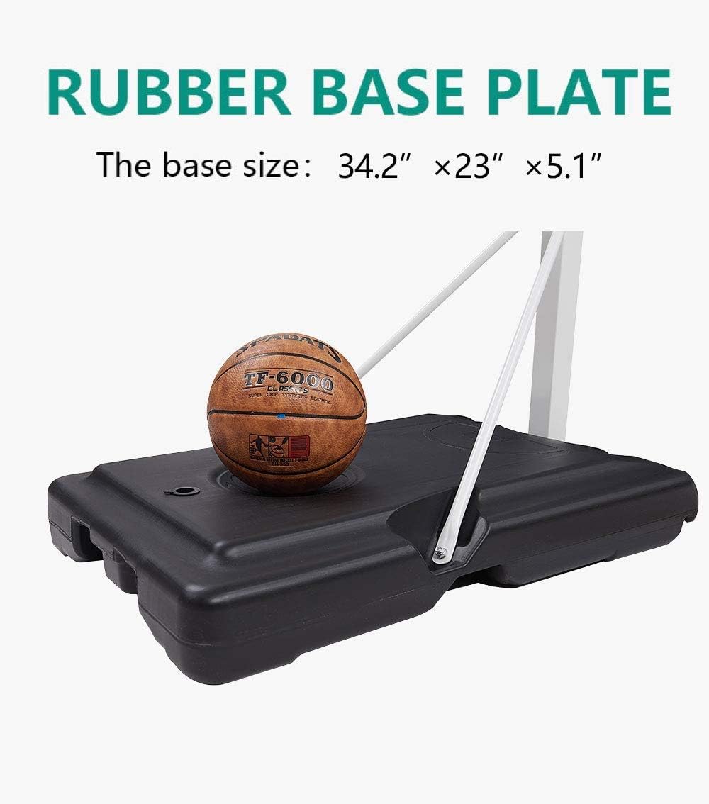 Cozyfit Portable Basketball Hoop & Goal Basketball System Basketball Equipment Height Adjustable 83”-125” Come with Basketball & Ball Pump for Youth Kids Indoor Outdoor Use (83) : Sports & Outdoors