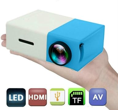 Hot YG300 Home Mini Pico Proyector LED Entretenimiento Portátil ...