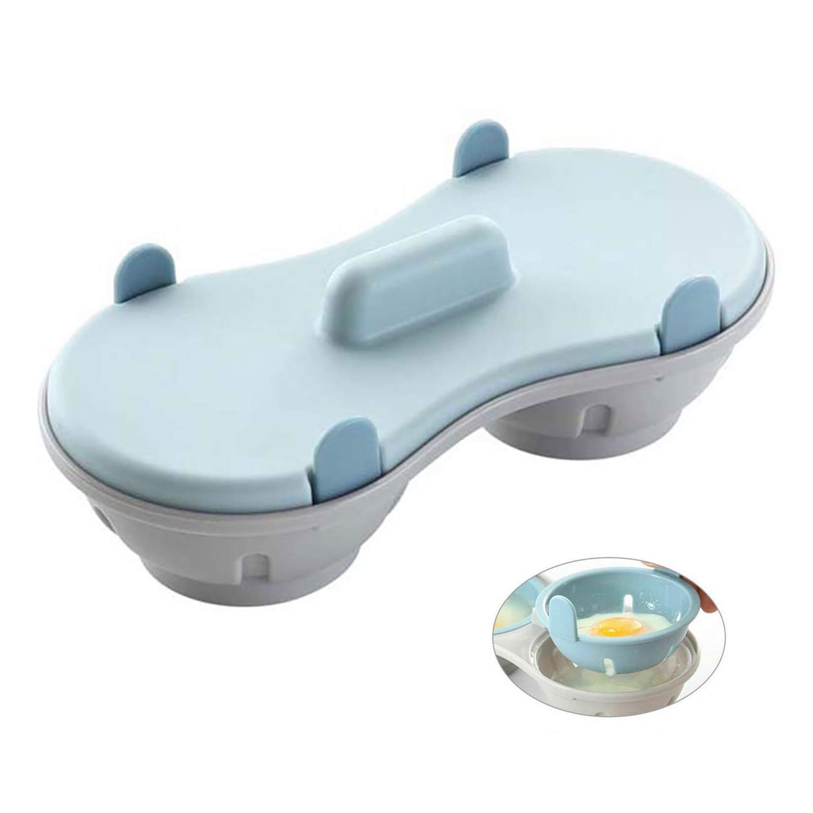 Microwave Cookware Egg Poacher Microwave Cookware Fried Egg Maker Microwave Steamer Kitchen Gadget