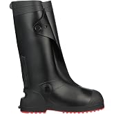 Tingley Workbrutes G2 45851 Cleated Work Boot Overshoe, 17-Inch Height, Large, Black Upper/Red Outsole