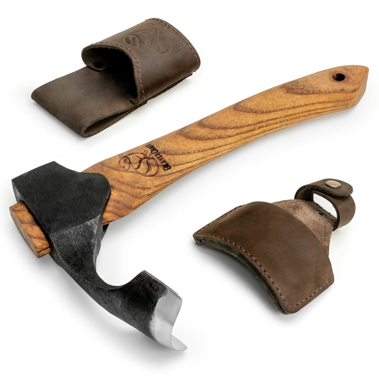Photo 1 of * only comes with the ax *
BeaverCraft Forged Adze Axe Wood Carving - Curved Woodworking Adze AX2 with Wooden Handle for Bowl Gutter - Spoon Carving Tool - Whittling Tools, Hatchet