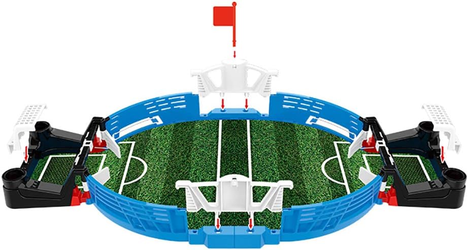 Mini Tabletop Soccer Game Football Table Toy Children Interactive Board Playset Bttle Miniature Top Shooting Fun Activity Novelty Reduce Stress for Kids Adults Sports Fans Room Birthday Party