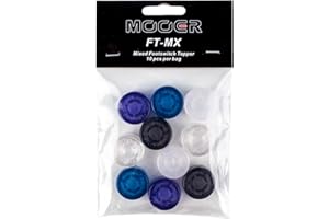 MOOER Candy Colorful Footswitch Toppers Black, Blue, purple, Transparent, White Footswitch Toppers(FT-MX-CO)