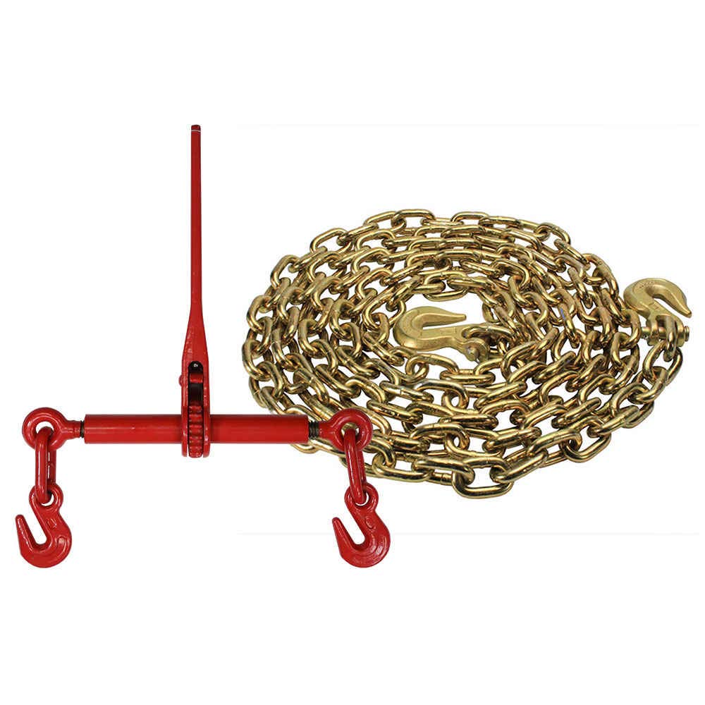 5/16 Inch x 20 Foot Grade 70 Chain Ratchet Binder Kit tillescenter Load