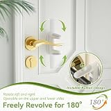 EUDEMON Childproof Door Lever Lock Gen 3 Easy One-Hand Install No Tools Needed view 4