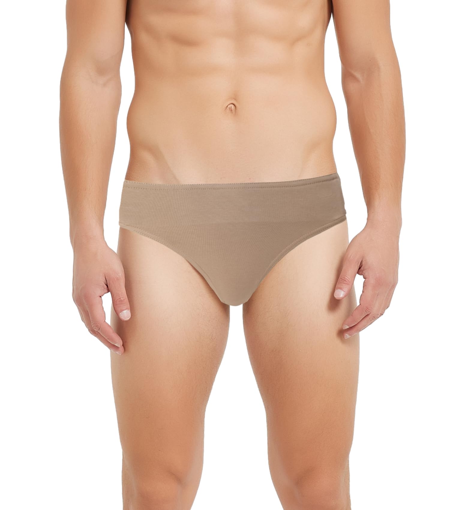 Photo 1 of MED SPOFOR Dance Belt Men Thong Underwear Brief for Ballet and Cosplay, Male Dancewear Nude size M 