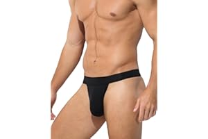 Arjen Kroos Mens Sexy Thong Low Rise G-String Pouch Underwear Bikini