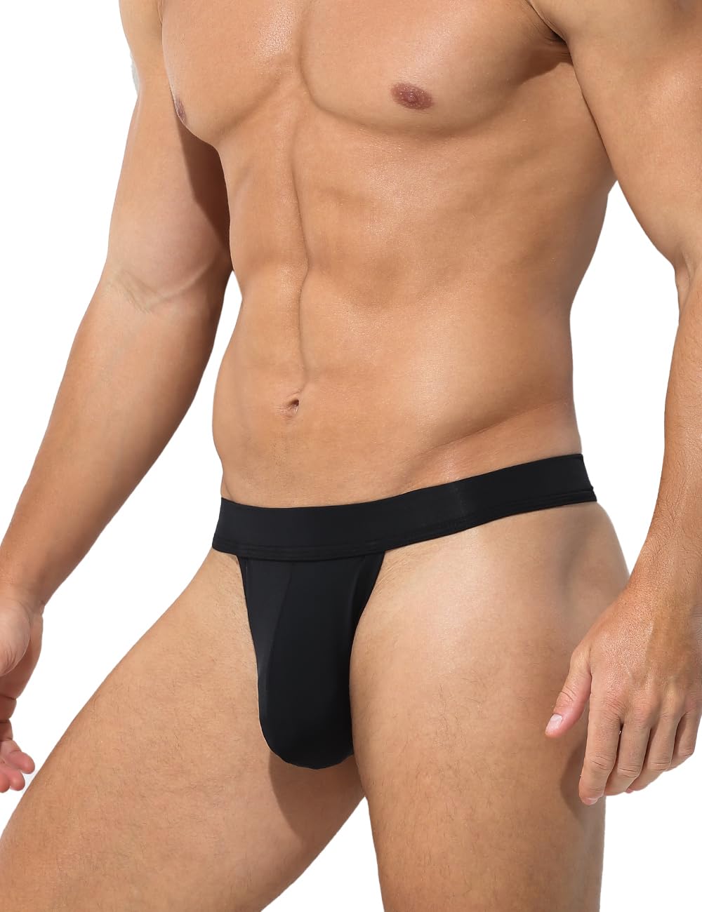 Photo 1 of Arjen Kroos Men's Sexy Thong Low Rise G-String Pouch Underwear Bikini - M