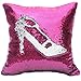 Pillowcase | IdealHouse Reversible Sequins Mermaid Magic Double Color Pattern Changing Stylish Glitter Pillow Cover for Home Sofa Throw Cushion Decorative 16