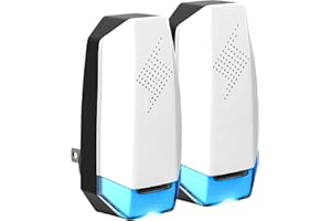 2 Packs Mouse and Rat Repellent - Mosquito Repellent Device - Sonic Mouse Repeller - Ultrasonic Pest Repeller - Mosquito Repe