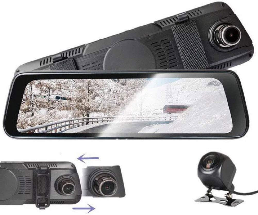 Driving Recorder Rearview Mirror HD 1080P 24Hour Surveillance Video of
