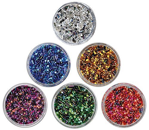 Playbox PBX2470743 2470743 Glass Beads, Weight-190 Gram, Color-Red