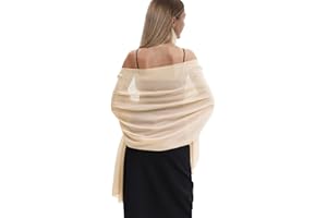 HOTSHAWL Chiffon Shawls and Wraps for Evening Dresses Women Elegant Soft Scarf Bridal Scarve Wedding Stole