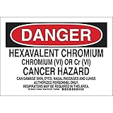 Brady 126253 Chemical Hazard Sign, Legend