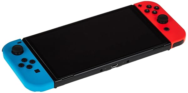 NINTENDO SWITCH – OLED MODEL W/ NEON RED & NEON BLUE JOY-CON