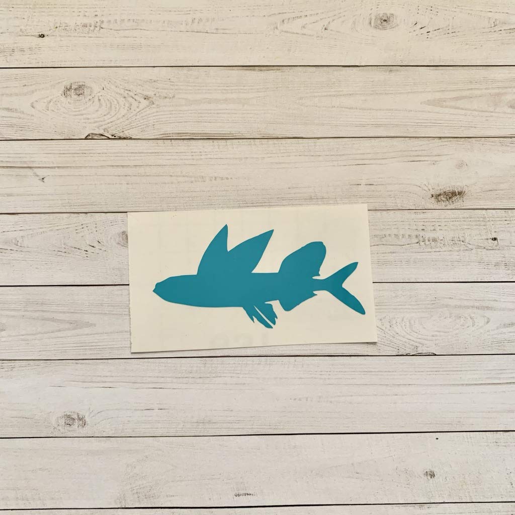 Flying Fish Vinyl Stickers, Decal, Fish Decorations, Ocean