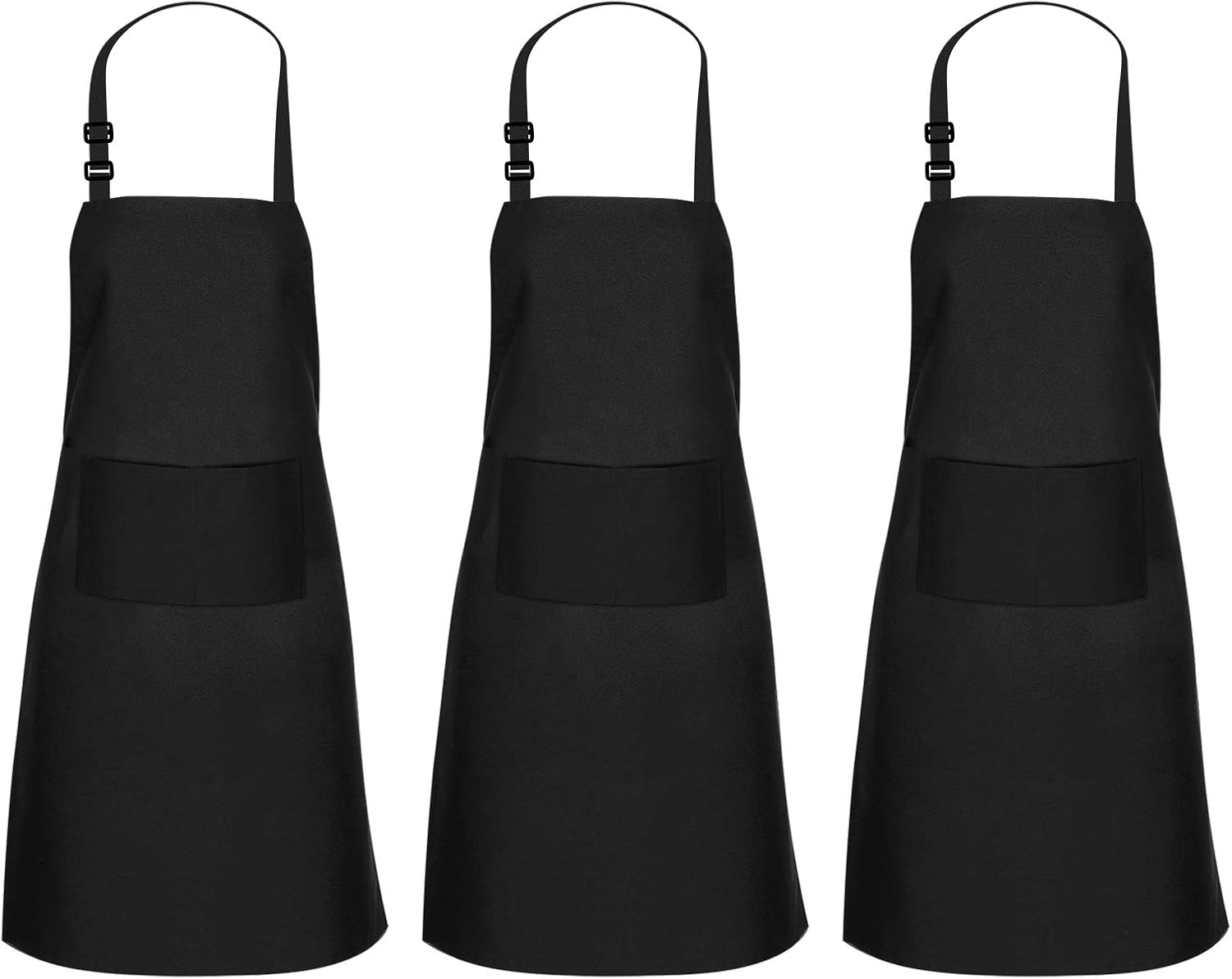 Adjustable Bib Apron with Large Pockets Extra Large