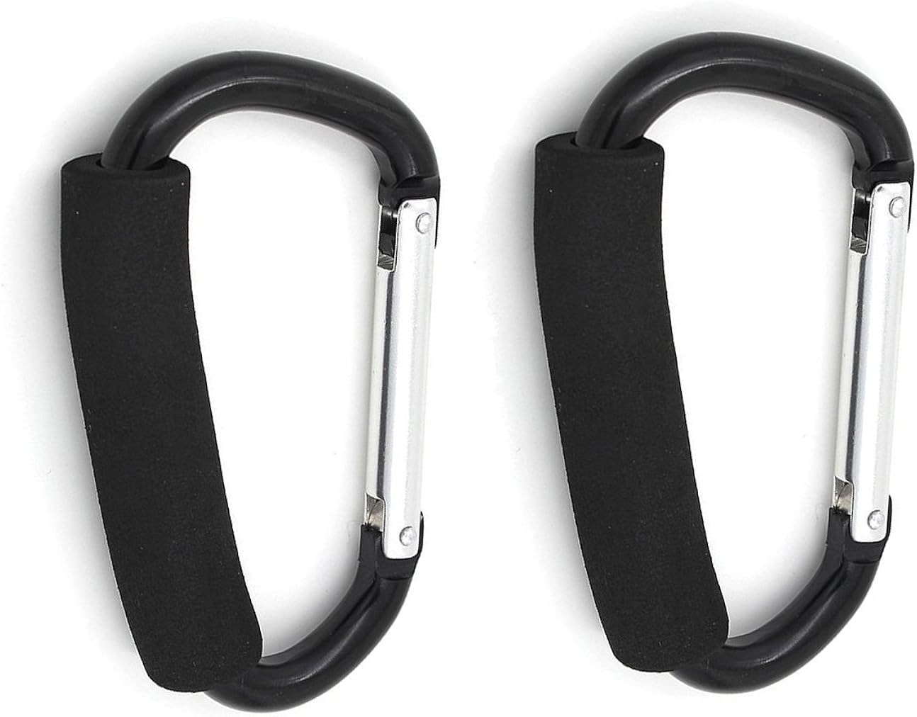 Large Buggy Carabiner Hooks Mummy Pram Pushchair Clips Shopping Bag