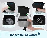 Pecute Dog Water Bottle 350ml Lightweight Portable Water Dispenser Grey view 7