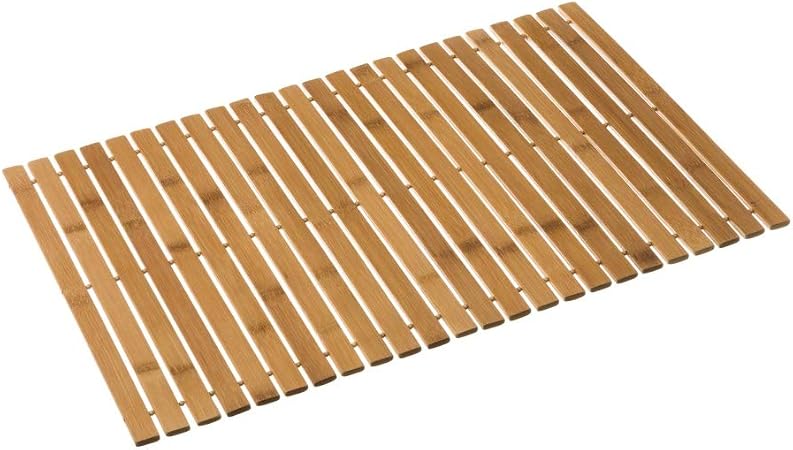Tapis de Bain Caillebotis Bambou: Amazon.fr: Cuisine & Maison