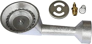 Hongso High Pressure Cast Iron Burner Replacement for Round Bayou Classic Cooker Frames (CBBG10N)