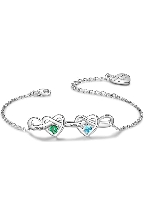 Love Bracelet For Women 925 Silver Birthstone Bracelets For Women