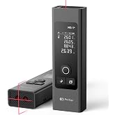 ProTap 2-in-1 Laser Measure &amp; Line Laser 196 FT - Distance Meter with Cross-Line, Laser Level with 3 Lasers Heads, Type-C Rechargeable- Area/Volume/Pythagorean for Construction, Tiling, 1.4" Black LCD