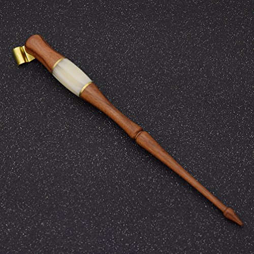 BetterUS Wood English Calligraphy Oblique Dip Pen Nib Holder With Brass Flange Antique Dip Pen