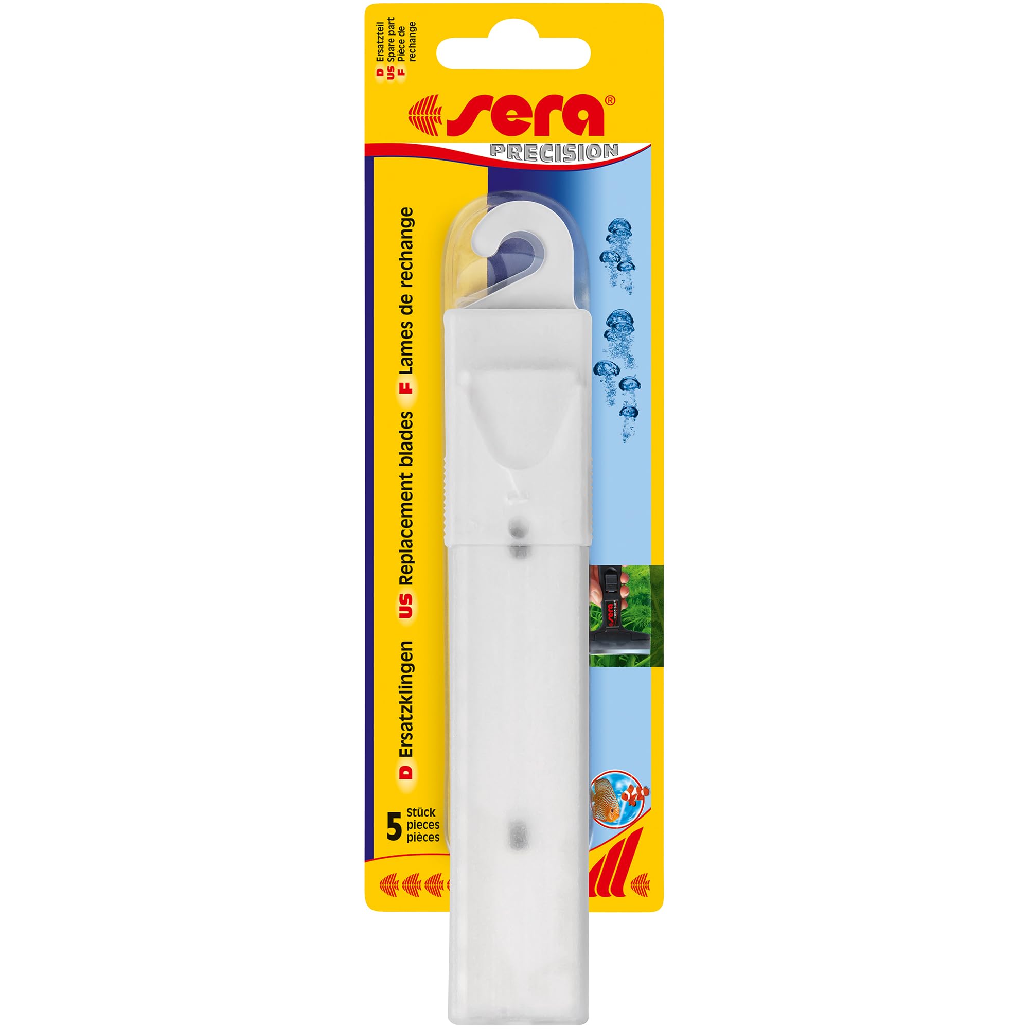 sera blades for windscreen cleaner, pack of 5.